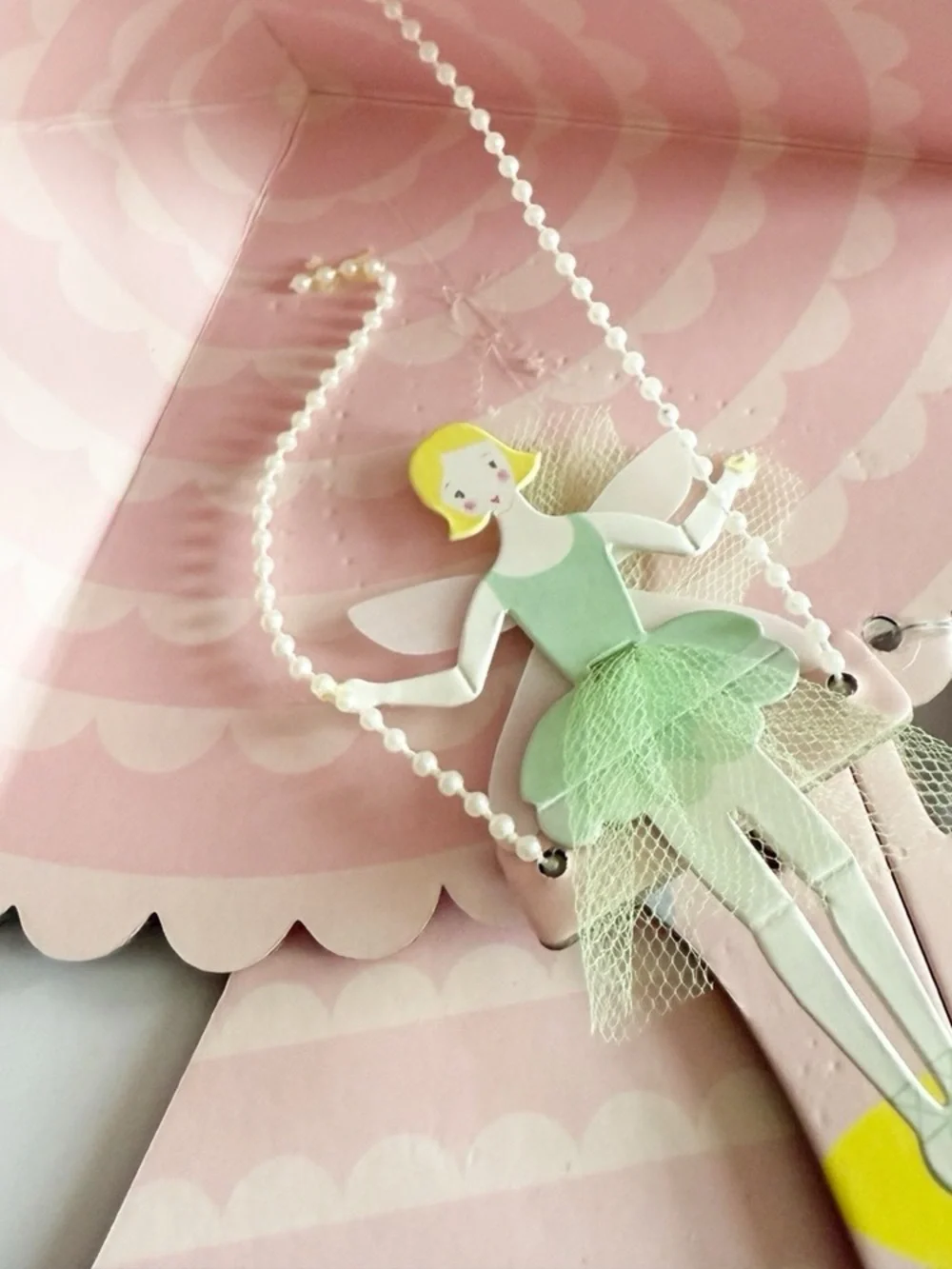 Meri Meri Fairy Wishes Centerpiece Fairy Party Garland 3D Birthday Decor Set VTG